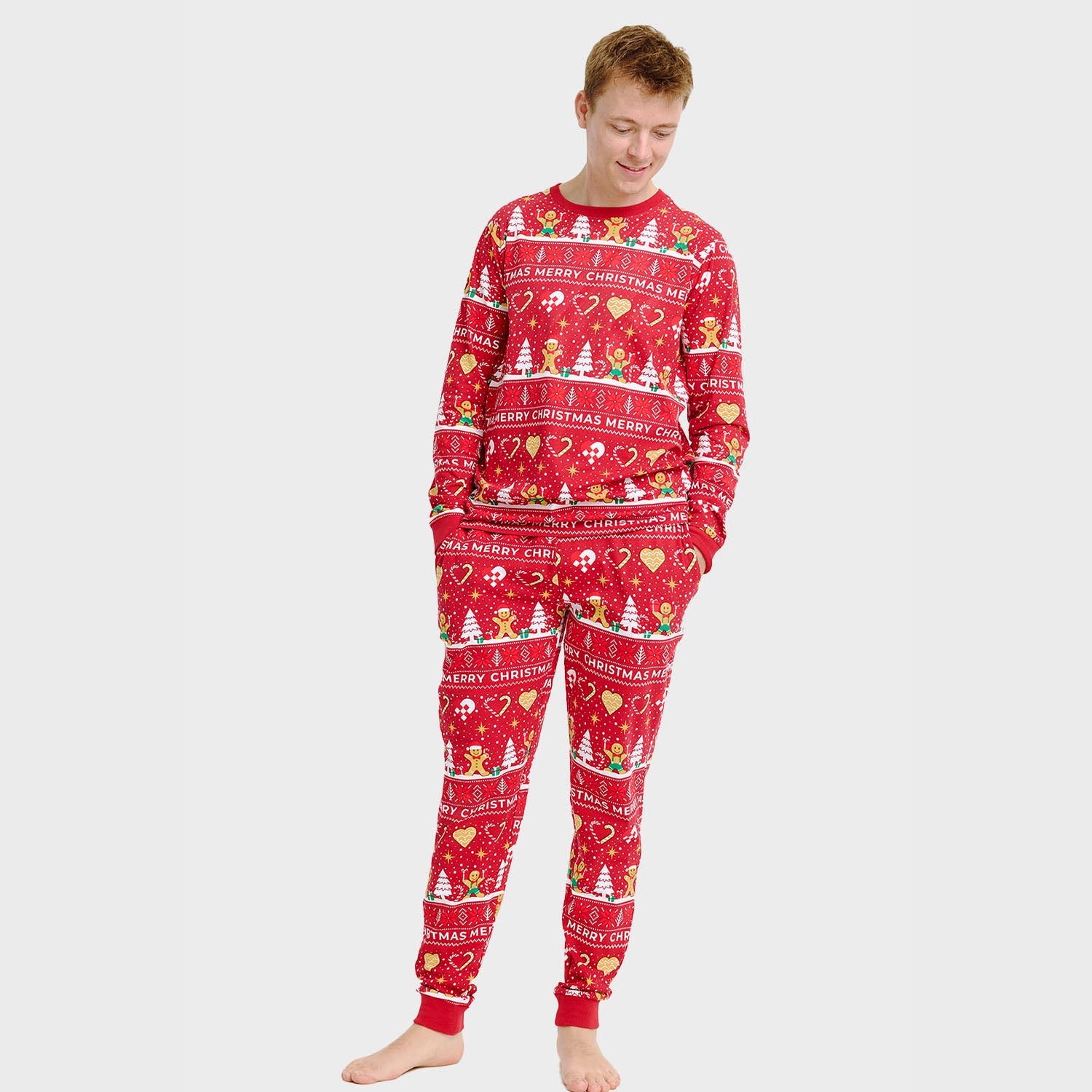 Christmas Cookie Pyjamas Red β Men